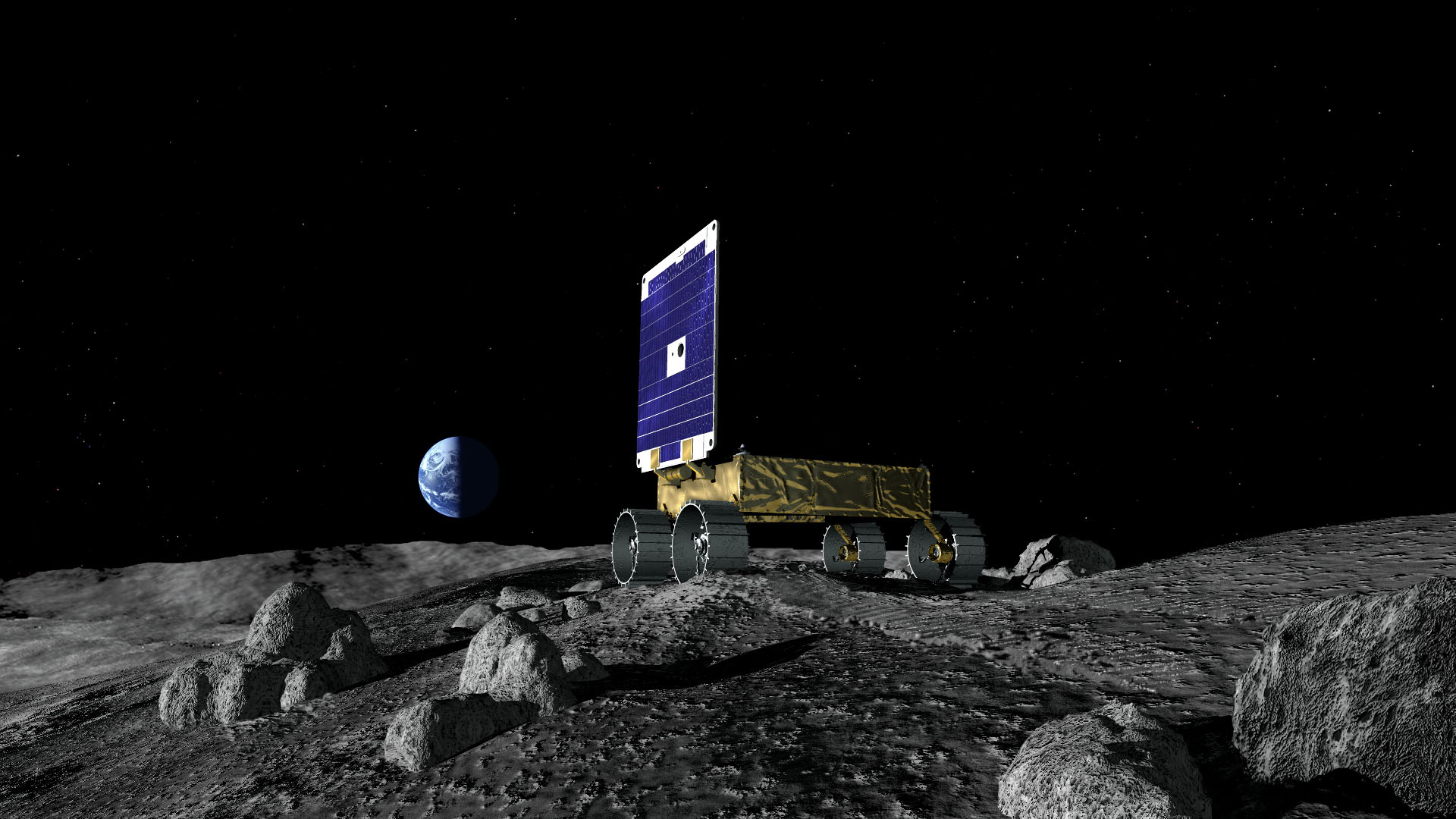 MoonRanger on the moon